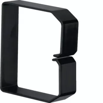 Goulotte de câbles PVC noire Hager B800803 80x80 mm 2 m
