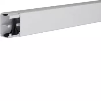 Goulotte de câbles PVC Hager LF4006107035 40x60 mm gris clair 2 m avec cloison de séparation