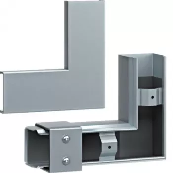 Hager FWK-Plus équerre plate 60x60 mm acier galvanisé à chaud, protection incendie FWKP600605VERZ