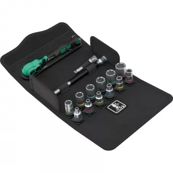 Wera 8100 SA 13 tête de cliquet Zyklop Speed 1/4 pouce entraînement, 152 mm, chrome-vanadium 05004022001