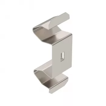 Double pince OBO BETTERMANN DOP A2 pour fixation sur profilé, acier inoxydable A2, 6035998