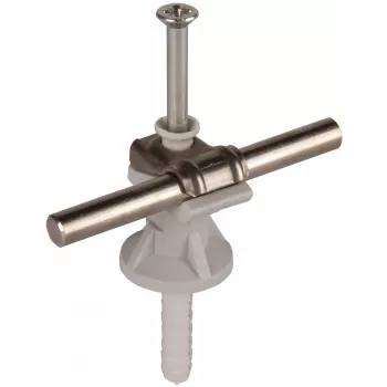Support de conducteur DEHN + SÖHNE NIRO-K gris pour câbles ronds 6-10 mm, hauteur 30 mm 250001