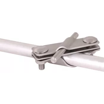Borne de raccordement DEHN 649015 D 25 mm pour Rd 7-10, acier inoxydable V2A, protection contre la foudre