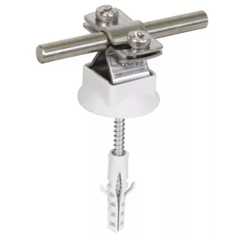 Support de conducteur DEHNclip NIRO pour fil rond 8-10 mm, acier inoxydable 274160