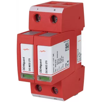 DEHN DG M TN 275 FM parafoudre type 2 2 pôles 275 V AC 40 kA