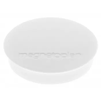 magnetoplan Discofix aimant rond standard, blanc, ferrite plein noyau, force de maintien 0,7 kg (1664200)