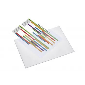 Pochette magnétique Magnetoplan A4, porte-documents magnétique transparent auto-adhésif avec aimantation permanente sur toute la surface (1120100)