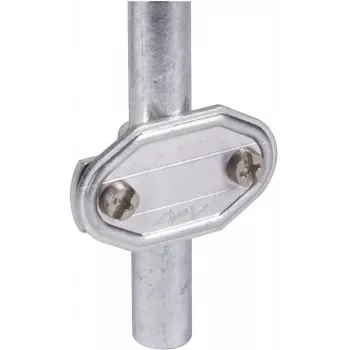 Plaque d'identification DEHN vierge aluminium fil rond 16 mm 480004