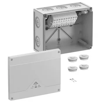 SPELSBERG Abox Pro SL-16² Junction Box, IP66/IP67/IP69, 16 mm², 5-pole, Grey 41644001