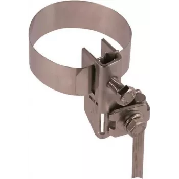 DEHN BRS 27.89 AK1X10 2X6.8 V2A collier de serrage pour tuyau en acier inoxydable pour protection contre la foudre 540103