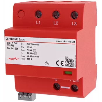 Parafoudre combiné optimisé pour l'application DEHN 941306 DEHNshield DSH B TNC 255 FM