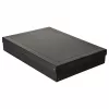 FALKEN PURE Boîte de rangement 27,0 l noire 44,0 x 62,0 x 10,0 cm, 1 pièce 22001768000F