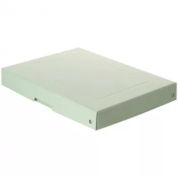 FALKEN PURE Boîte de rangement 500 feuilles vert pastel 24,0 x 32,0 x 4,0 cm, 1 pièce (22001904000F)
