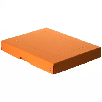 FALKEN PURE Boîte de rangement 500 feuilles orange pastel 24,0 x 32,0 x 4,0 cm 22001832000F