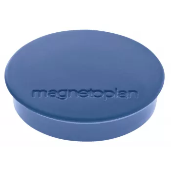 MAGNETOPLAN HOLTZ Discofix Round Magnet Standard, Dark Blue, Full-Core Ferrite, 0.7 kg Holding Force, 10 Pieces (1664214)