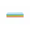 Cartes de modération rectangulaires autocollantes MAGNETOPLAN HOLTZ, couleurs assorties (rose, vert, jaune, blanc, bleu), 200 cartes 111151590