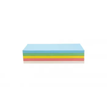 Cartes de modération rectangulaires autocollantes MAGNETOPLAN HOLTZ, couleurs assorties (rose, vert, jaune, blanc, bleu), 200 cartes 111151590