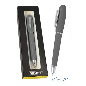Stylo bille ONLINE Schreibgeräte Highway anthracite encre noire 38192/3D