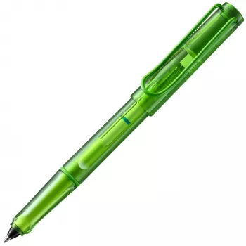 Stylo roller LAMY Balloon 2.0 lime avec zone de préhension ergonomique et clip métallique 1235965