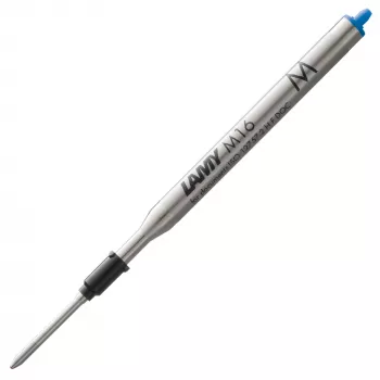 Recharge de stylo bille LAMY M16 bleue medium 1200152
