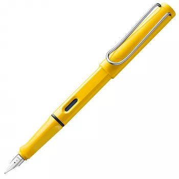 Stylo plume LAMY Safari jaune - plume moyenne 1208112