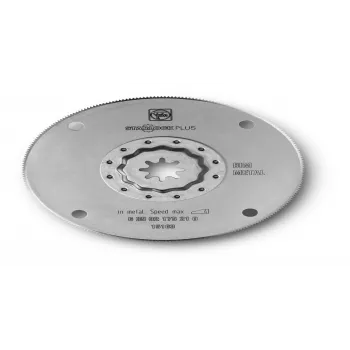 Lame de scie segmentée HSS FEIN 63502175210, StarlockPlus, 100 mm, pour bois, métal, plastique, cuivre, enduit
