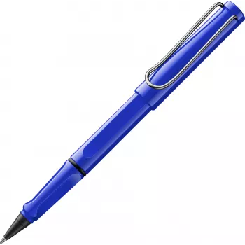 Stylo roller LAMY Safari bleu brillant avec encre bleue 1240186