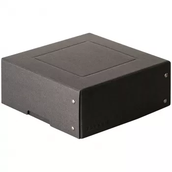 Boîte de rangement FALKEN PURE 200x200mm pour 1050 feuilles, noire, 21x21x8,5 cm 22001752000F