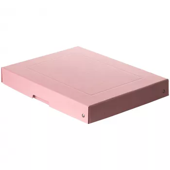 Boîte de rangement FALKEN PURE A4 500 feuilles rose pastel 24 x 32 x 4 cm 22001880000F