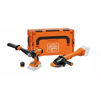 Kit combo FEIN 99100000837, perceuse-visseuse sans fil ASCM-QM + meuleuse d'angle CCG18-125, L-BOXX