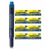 ONLINE Kombi Ink Cartridges for Fountain Pens Blue 40-Pack (70049)