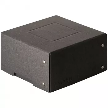 Boîte de rangement FALKEN PURE 150x150mm 1050 feuilles noir 16,0 x 16,0 x 8,5 cm, 1 pièce (22001744000F)