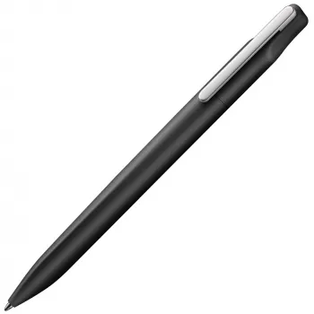 LAMY xevo Ballpoint Pen - Black Body, Blue Ink, Medium Point, Retractable, Ergonomic Grip 1233836