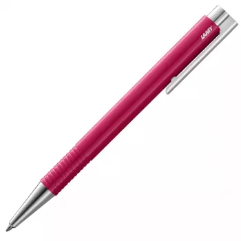 Stylo bille LAMY logo M+ – corps rose, encre noire 1236425