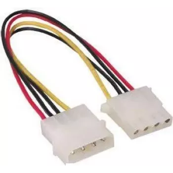 GoodConnections câble de rallonge d'alimentation Molex 4 broches 5,25 inch, interne, 20 cm (5021-4VL)