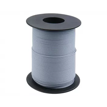 Donau Elektronik 105-9-100 Hook-Up Wire 1 x 0.20 mm² Grey 100 m