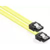 GoodConnections SATA 6 Gb/s Cable with Metal Clip, 0.50 m, Yellow 5047-A05Y