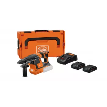 Fein ABH 18-26 AS 18V 5.0Ah Li-Ion Cordless Rotary Hammer with 2 Batteries, Charger and Case 71400362000