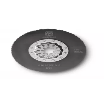 Lame de scie HSS FEIN 63502097210 MultiMaster pour bois, métal, plastique, cuivre, plastique renforcé de fibres de verre, enduit, 8,5 cm, 1 pièce