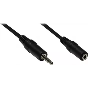 Câble prolongateur audio stéréo 3,5 mm GoodConnections AS-35V3, mâle vers femelle, 3 m, noir