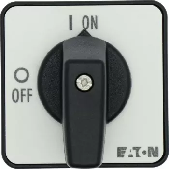 Commutateur à came Eaton T0-2-1/E 20 A 2 pôles 90° gris/noir 024639