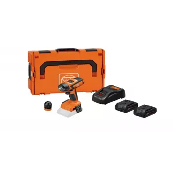 Fein ASCM 18 QSW AS 18V 5.0Ah Li-Ion Cordless Drill Driver with 2 Batteries, Quick Charger and Case 71161462000