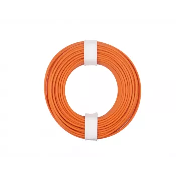 Donau Elektronik 175-017 LiY Stranded Hook-Up Wire 1 x 0.75 mm² Orange, 1 pc