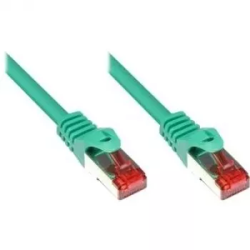 eStars CAT.6 S/FTP Patch Cable, RJ45, Green, 0.25m ES1.1.0025GN