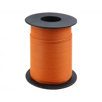 Donau Elektronik 119-17 Stranded Hook-up Wire 1 x 0.14 mm² Orange 100 m