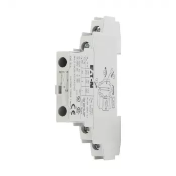 Eaton NHI12-PKZ0 bloc de contacts auxiliaires, 1NO+2NC, montage latéral pour PKZ0/PKE, blanc 072895