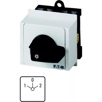 Eaton T0-3-8212/IVS interrupteur à bascule, tripolaire, noir/blanc 079186