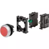 Eaton M22-DL-R-K10LED-BVP bouton-poussoir lumineux, bague frontale en plastique 110932