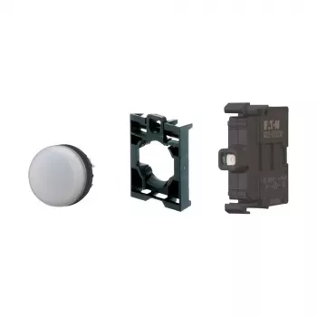 Voyant lumineux complet Eaton M22-L-W-LED230-BVP, LED blanche, 230 V 132601