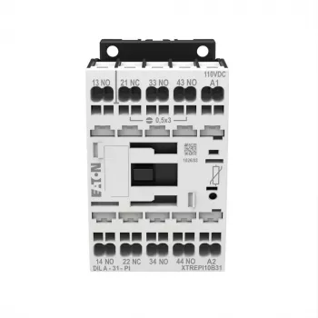 EATON DILA-31 Auxiliary Contactor, 230 V 50 Hz / 240 V 60 Hz Coil, 3NO+1NC, 4 A 199209